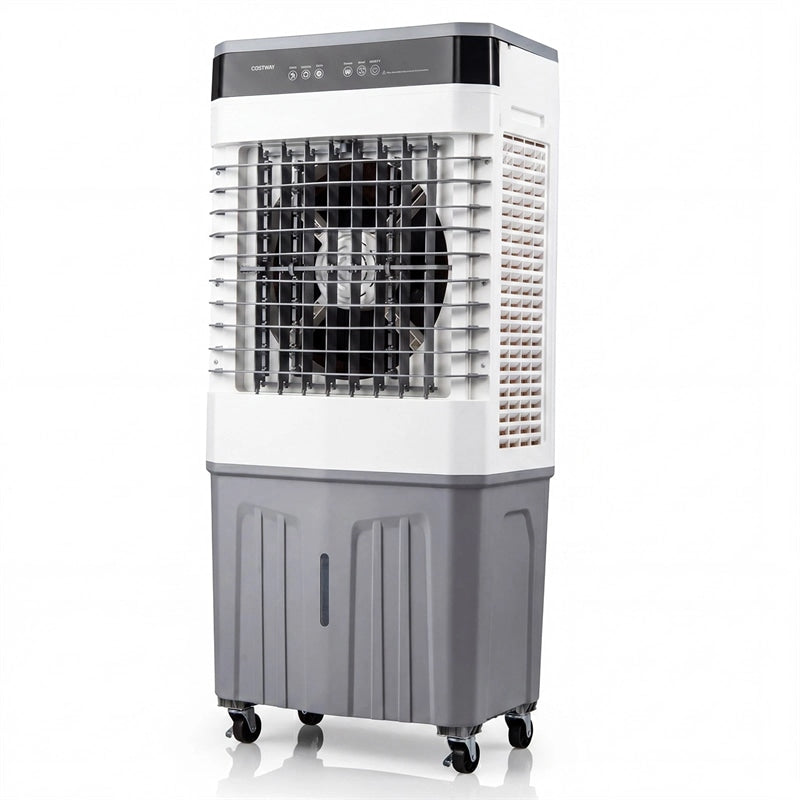 2100 CFM Swamp Cooler, 3-in-1 Evaporative Air Cooler with Remote, 12H Timer & 4 Ice Packs, Portable Cooling Fan for Indoor Outdoor