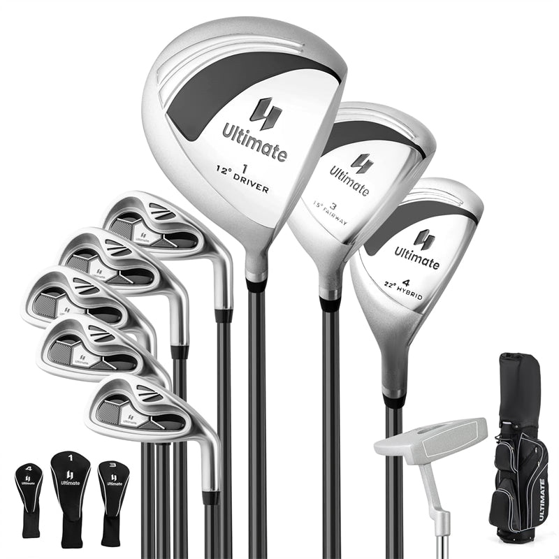 Women's Complete Golf Club Set, 14 Piece Right Hand Golf Club Package Set with 460cc Driver, Fairway Wood, Hybrid, Irons, Putter & Stand Bag