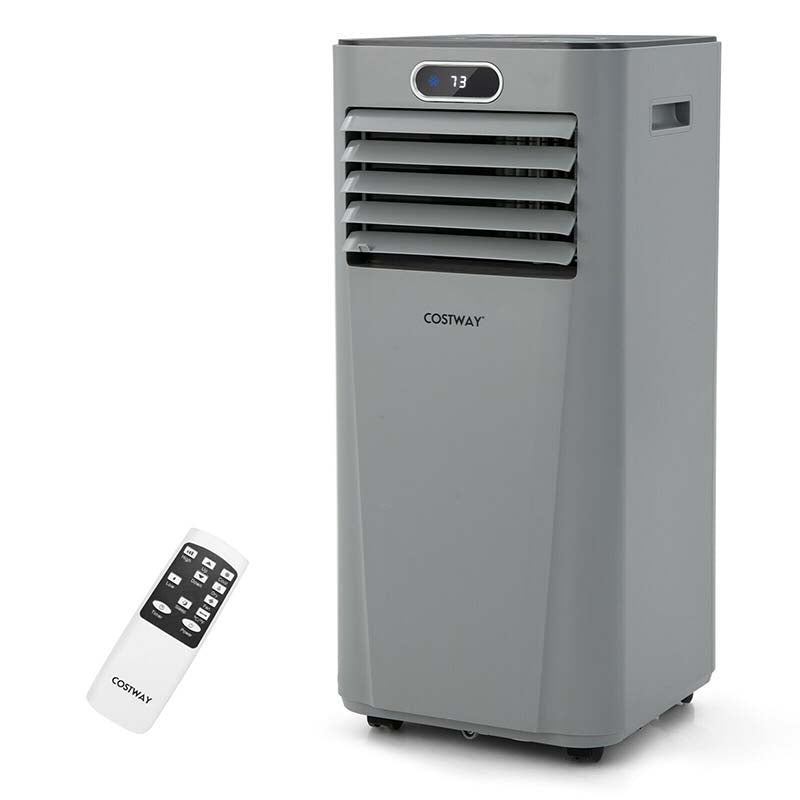 8000 BTU Portable Air Conditioner, 3-in-1 AC Unit, Fan & Dehumidifier with Remote, 24H Timer, Child Lock