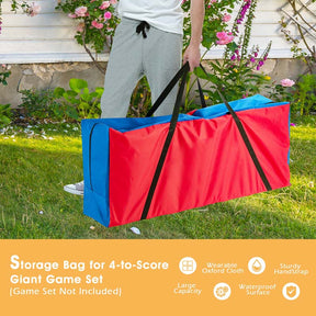 Giant 4-In-A-Row Jumbo 4-to-Score Giant Game Set with 42 Jumbo Rings & Quick-Release Slider