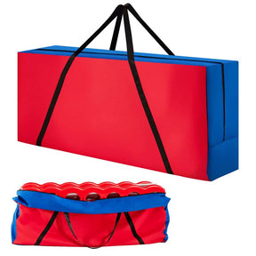 Giant 4-In-A-Row Jumbo 4-to-Score Giant Game Set with 42 Jumbo Rings & Quick-Release Slider