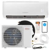 24000 BTU 21 SEER2 WiFi Mini Split AC & Heat Pump, Energy Star Inverter Ductless Air Conditioner, Works with Alexa Google Home, Cools up to 1500 Sq Ft