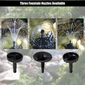 4-in-1 Koi Pond Filter Pump, 660 GPH Submersible Fountain Water Pump with 3 Fountain Heads & UV Light