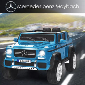 12V Mercedes-Benz G650S Licensed Kids Ride-On Car, Electric Riding Toy Truck with Remote Control, Storage Trunk, LED Lights & Spring Suspension