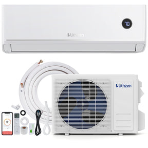 24000 BTU 18.1 SEER2 208/230V Mini Split AC & Heater, WiFi Alexa Enabled Energy Efficient Inverter Ductless Heat Pump System, Cools Up to 1200 Sq. Ft