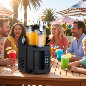 68oz Slushie Machine for Home, Frozen Drink & Margarita Machine, No Ice Needed Slushy Maker with 4 Presets & Auto Cleaning for Milkshake Cocktails