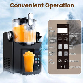 68oz Slushie Machine for Home, Frozen Drink & Margarita Machine, No Ice Needed Slushy Maker with 4 Presets & Auto Cleaning for Milkshake Cocktails