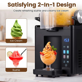 68oz Slushie Machine for Home, Frozen Drink & Margarita Machine, No Ice Needed Slushy Maker with 4 Presets & Auto Cleaning for Milkshake Cocktails