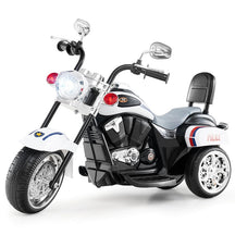 3 Wheel Kids Ride on Chopper-Style Motorcycle, 6V Battery Powered Kids Motorbike Trike Toy with Horn & Headlight