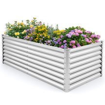 6x3x2 FT Outdoor Metal Raised Garden Bed Planter Box Kit with Open Bottom, 271 Gallon Elevated Garden Planter for Vegetable Herb
