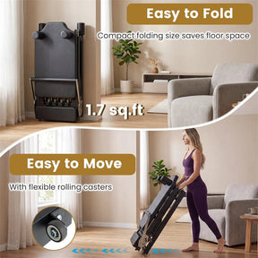 Foldable Pilates Reformer Machine for Home Gym, 84" Professional Pilates Equipment w/ Jump Board & Dual Resistance System, All Levels, 660lbs Capacity