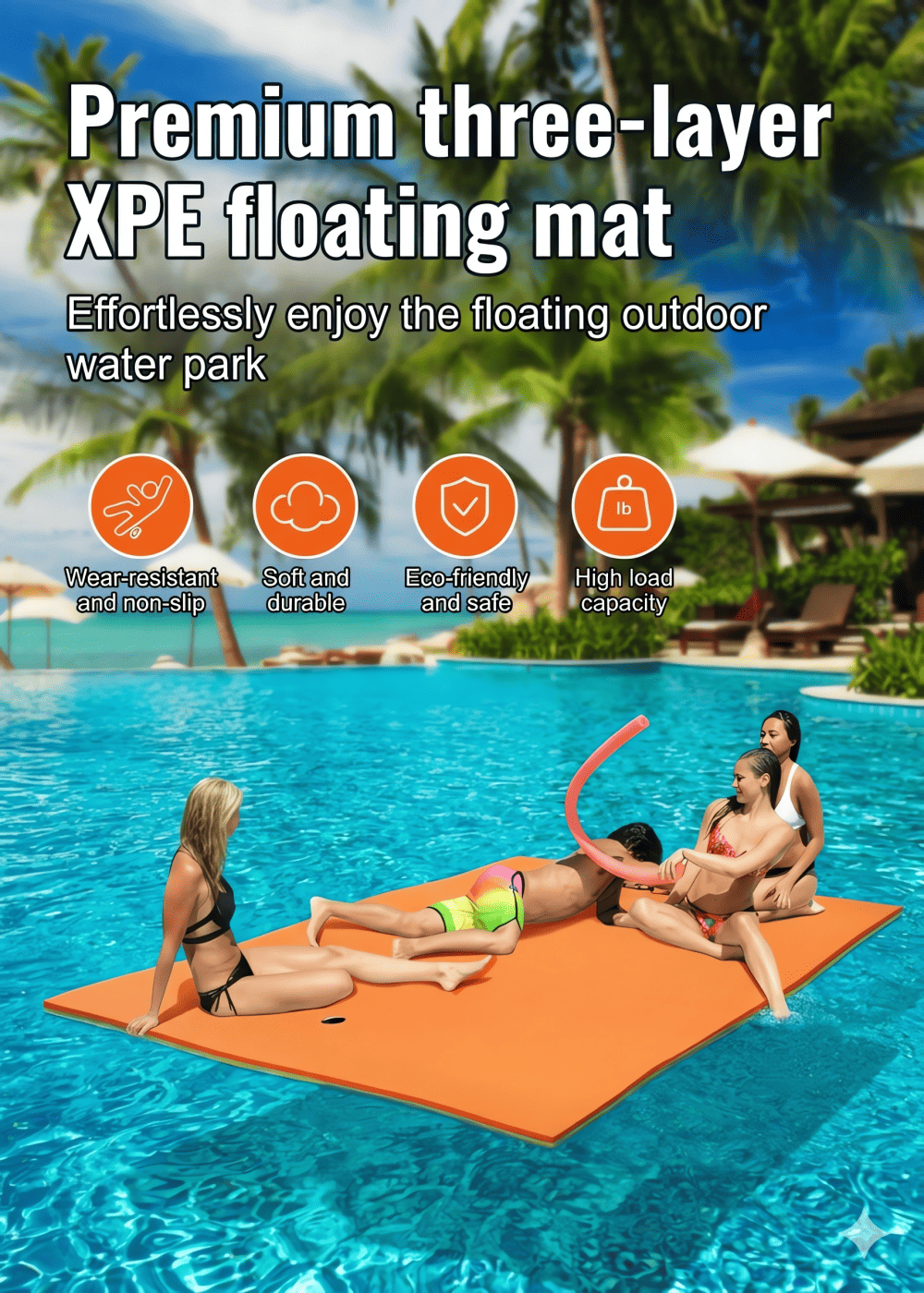 Summer outdoor fun with floating water pads, inflatable water trampolines, golf clubs and accessories, plus special sitewide savings at Eletriclife