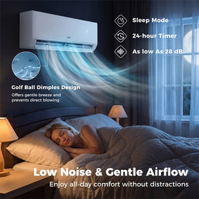 Blast Pro 38000 BTU 3-Zone Mini Split Air Conditioner with Heat Pump, 20 SEER2 WiFi Ductless Inverter Split AC w/ Pre-Charged & Line Set