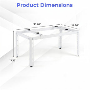 Mini Split Ground Stand for 9000-36000 BTU Ductless Air Conditioner Heat Pump, Heavy Duty Universal Outdoor AC Base Bracket