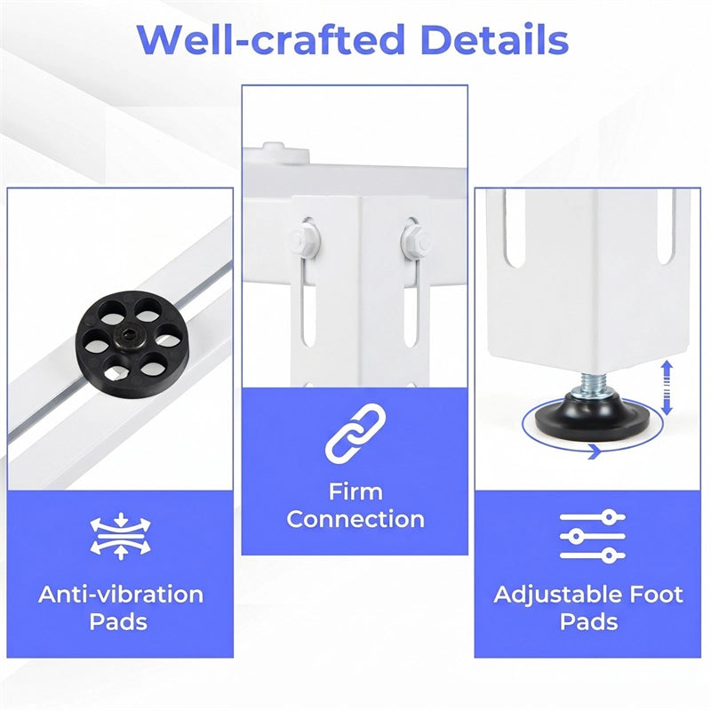 Mini Split Ground Stand for 9000-36000 BTU Ductless Air Conditioner Heat Pump, Heavy Duty Universal Outdoor AC Base Bracket