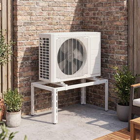 Mini Split Ground Stand for 9000-36000 BTU Ductless Air Conditioner Heat Pump, Heavy Duty Universal Outdoor AC Base Bracket