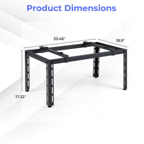 Mini Split Ground Stand for 9000-36000 BTU Ductless Air Conditioner Heat Pump, Heavy Duty Universal Outdoor AC Base Bracket