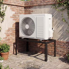 Mini Split Ground Stand for 9000-36000 BTU Ductless Air Conditioner Heat Pump, Heavy Duty Universal Outdoor AC Base Bracket