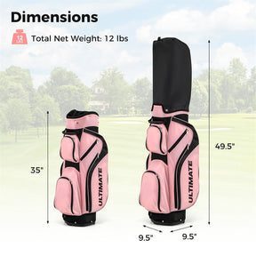 Women's Complete Golf Club Set, 14 Piece Right Hand Golf Club Package Set with 460cc Driver, Fairway Wood, Hybrid, Irons, Putter & Stand Bag