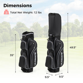 Women's Complete Golf Club Set, 14 Piece Right Hand Golf Club Package Set with 460cc Driver, Fairway Wood, Hybrid, Irons, Putter & Stand Bag