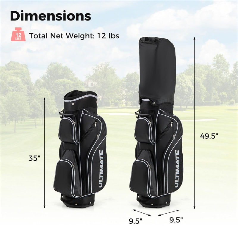 Women's Complete Golf Club Set, 14 Piece Right Hand Golf Club Package Set with 460cc Driver, Fairway Wood, Hybrid, Irons, Putter & Stand Bag