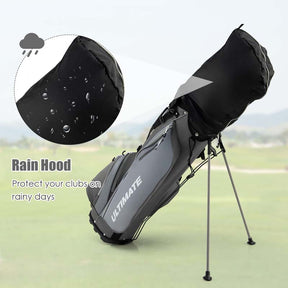 Men's Right Hand Complete Golf Clubs Set, 10 Pieces Golf Club Package Set with 460CC Alloy Driver, Fairway Wood, Putter & Golf Stand Bag