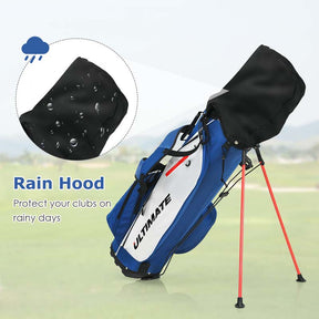 Men's Right Hand Complete Golf Clubs Set, 10 Pieces Golf Club Package Set with 460CC Alloy Driver, Fairway Wood, Putter & Golf Stand Bag