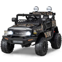 Licensed Toyota FJ Cruiser Kids Ride on Truck, 12V 7Ah Battery Powered Electric Toy Car w/Remote Control, Shock Suspension