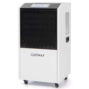 250 Pints Portable Commercial Dehumidifier with Drain Hose & 4 Wheels, Heavy Duty Industrial Dehumidifier for Basement Warehouse