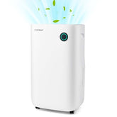 73 Pint Quiet Dehumidifier for 4500 Sq. Ft Home & Basements with 5 Modes, 24H Timer, 3-Color Indicator Light & 1.7 Gal Water Tank