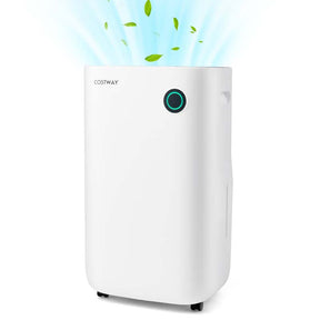 73 Pint Quiet Dehumidifier for 4500 Sq. Ft Home & Basements with 5 Modes, 24H Timer, 3-Color Indicator Light & 1.7 Gal Water Tank