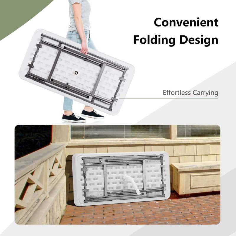 4FT Folding Ice Cooler Table with Drain, Bucket & Removable Skirt, Portable Fill and Chill Table for Food Drink, Camping Party BBQ, No Assembly