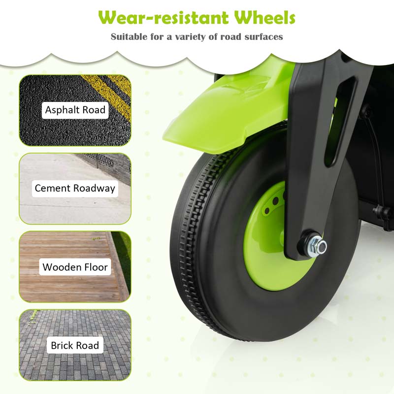 6V Kids Ride On Motorcycle with Bubble Maker, Battery Powered 3-Wheel Electric Motorcycle with LED Headlight & Music for Toddlers Gift
