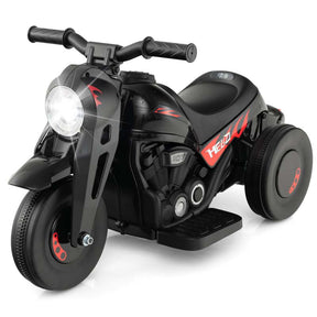6V Kids Ride On Motorcycle with Bubble Maker, Battery Powered 3-Wheel Electric Motorcycle with LED Headlight & Music for Toddlers Gift