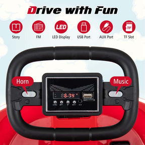 Toddler Ride on Bumper Car for Kids, 6V Electric Ride on Toy w/ 360° Spinning, Dual Motors, 2 Speeds, Music & LED Lights