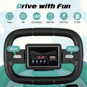 Toddler Ride on Bumper Car for Kids, 6V Electric Ride on Toy w/ 360° Spinning, Dual Motors, 2 Speeds, Music & LED Lights