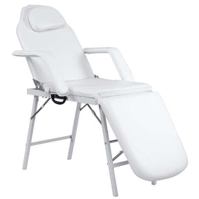 73" Portable 3 Folding Massage Bed Spa Table with Carry Case, Adjustable Massage Table for Tattoo Salon Facial