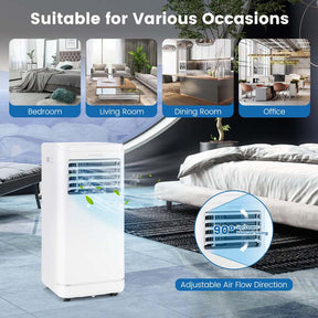 8000 BTU 3-in-1 Portable Air Conditioner Personal AC Unit with Dehumidifier, Fan Mode, Child Lock