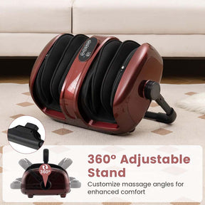 Shiatsu Foot & Calf Massager with Heat, Vibration Compression Electric Leg Massager for Neuropathy, Plantar Fasciitis Relief, Muscle Arm Relax