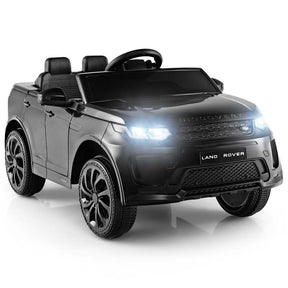 12V Kids Ride On Car, Licensed Land Rover Electric Vehicle Toy Car with Remote Control, LED Lights, Lockable Doors & Slow Start System