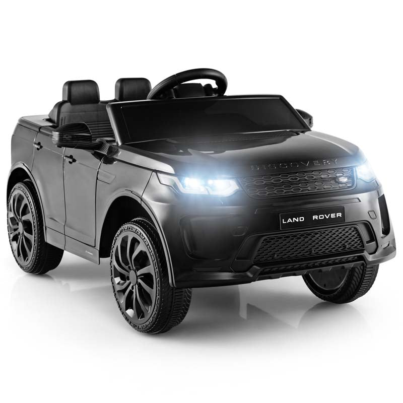 12V Kids Ride On Car, Licensed Land Rover Electric Vehicle Toy Car with Remote Control, LED Lights, Lockable Doors & Slow Start System