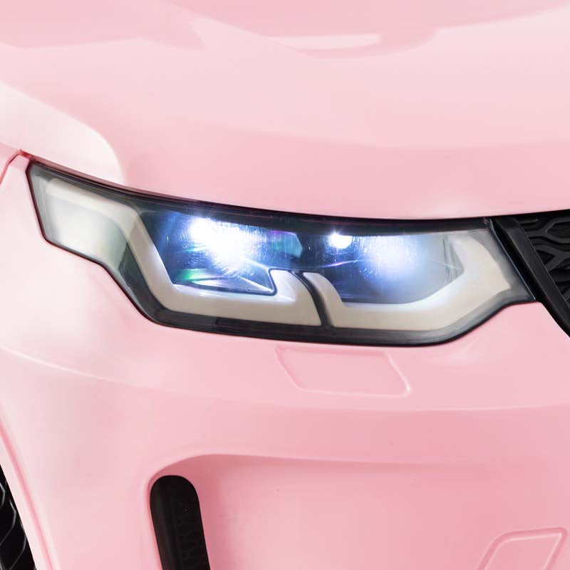 12V Kids Ride On Car, Licensed Land Rover Electric Vehicle Toy Car with Remote Control, LED Lights, Lockable Doors & Slow Start System