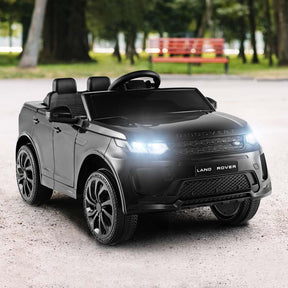 12V Kids Ride On Car, Licensed Land Rover Electric Vehicle Toy Car with Remote Control, LED Lights, Lockable Doors & Slow Start System