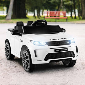 12V Kids Ride On Car, Licensed Land Rover Electric Vehicle Toy Car with Remote Control, LED Lights, Lockable Doors & Slow Start System