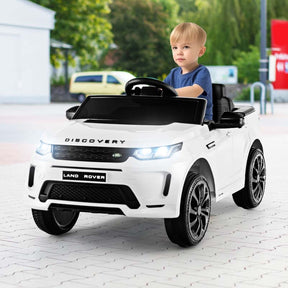 12V Kids Ride On Car, Licensed Land Rover Electric Vehicle Toy Car with Remote Control, LED Lights, Lockable Doors & Slow Start System