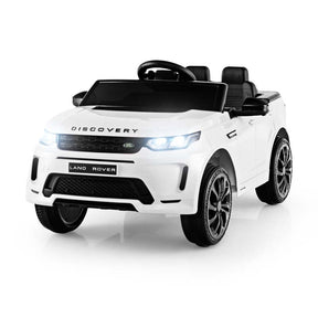 12V Kids Ride On Car, Licensed Land Rover Electric Vehicle Toy Car with Remote Control, LED Lights, Lockable Doors & Slow Start System