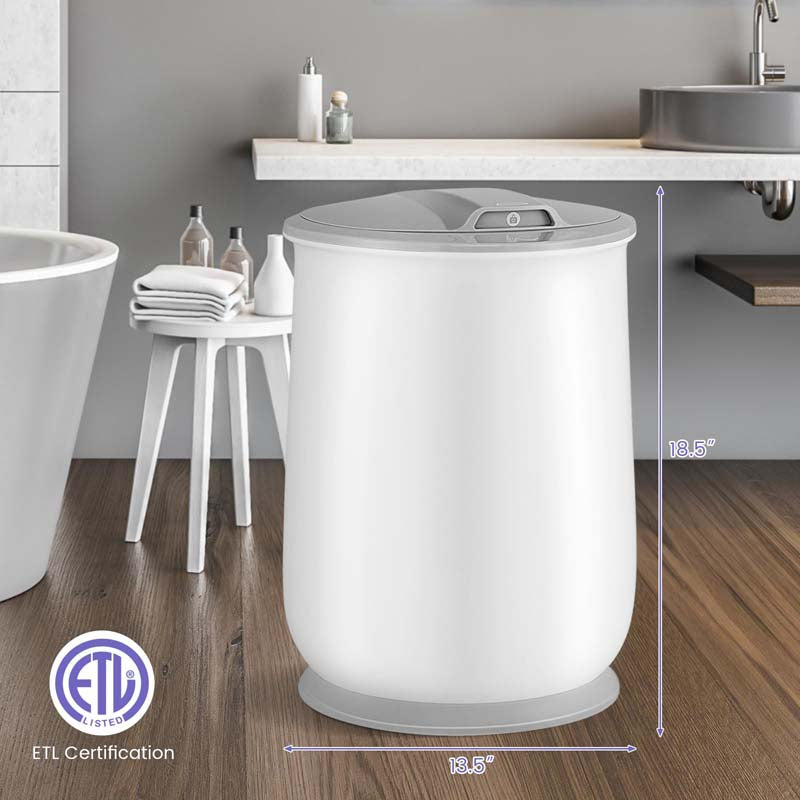 21L Large Towel Warmer Bucket for Bathroom, Hot Towel Heater with Flip-top Lid, Child Safety Lock & Auto Shut Off, Blanket Warmer for Bathrobes
