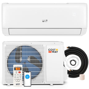 12000 BTU WiFi Mini Split Air Conditioner with Heat Pump, 22 SEER2 115V Inverter, Smart Alexa/Google Voice Control for 750 Sq.Ft Rooms