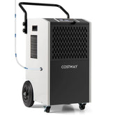 154 Pints Commercial Dehumidifier with Pump & Drain Hose, Portable Industrial Heavy Duty Large Dehumidifier for Basements Job Sites