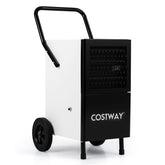 189 Pints Commercial Dehumidifier, 7,500 Sq.Ft Industrial Dehumidifier with Pump, 3.3Ft Drain Hose & Wheels for Basement, Warehouse, Job Sites